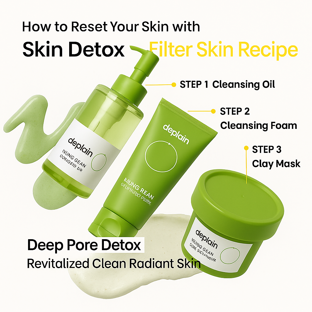 Deplain® Official Skin Detox Trio for Filtering