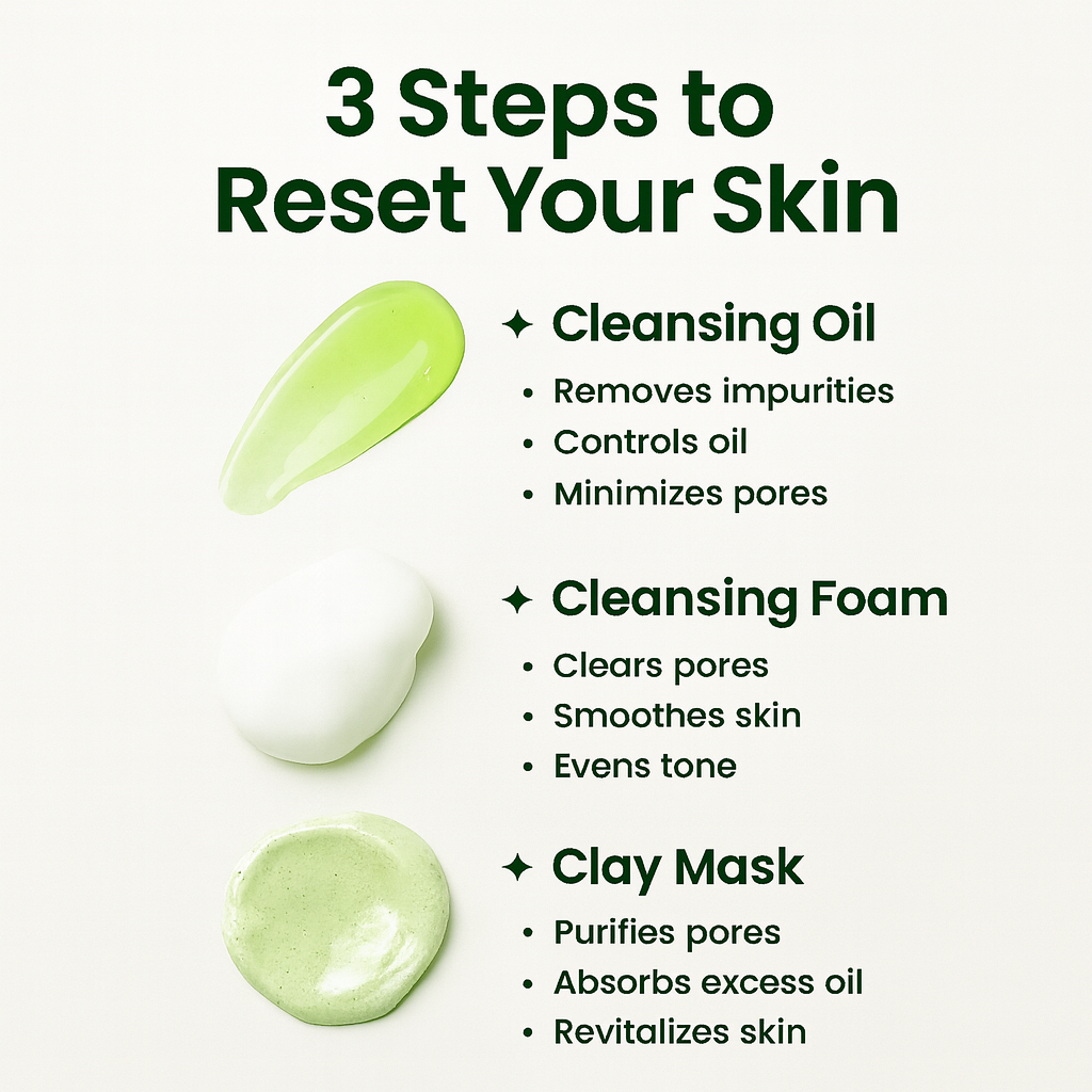 Deplain® Official Skin Detox Trio for Filtering